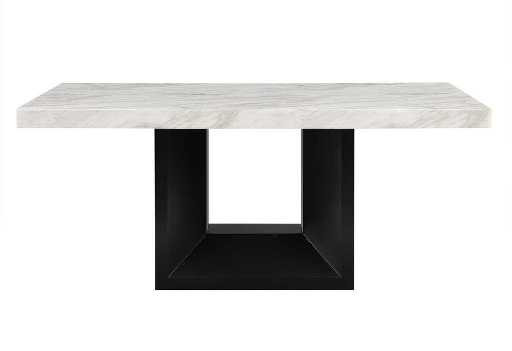 D02 - Dining Table - Black / White