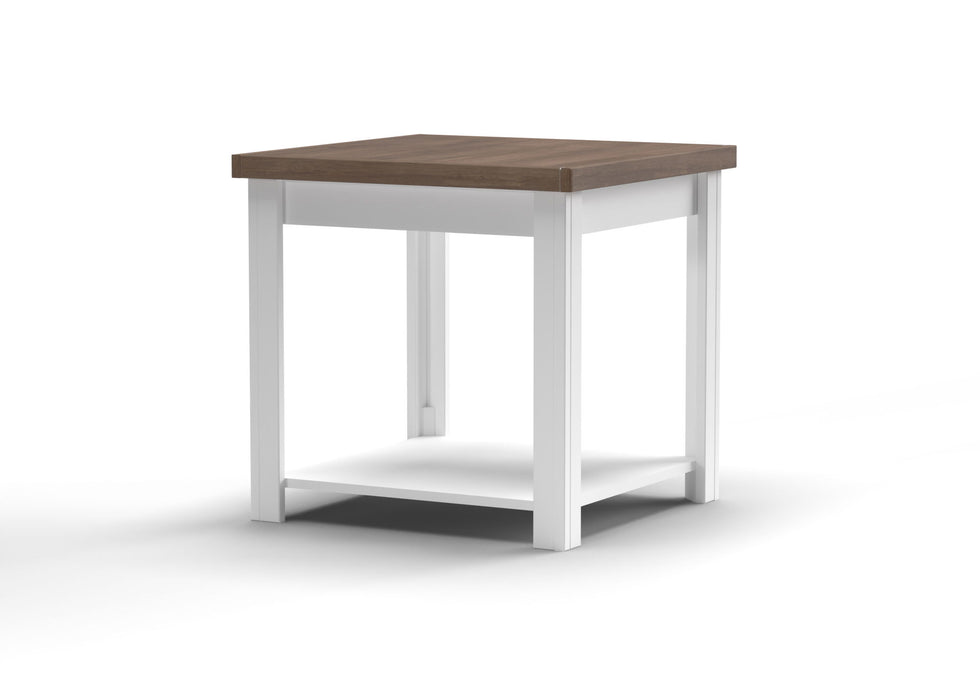 Hampton - End Table - Jasmine Whitewash / Barnwood