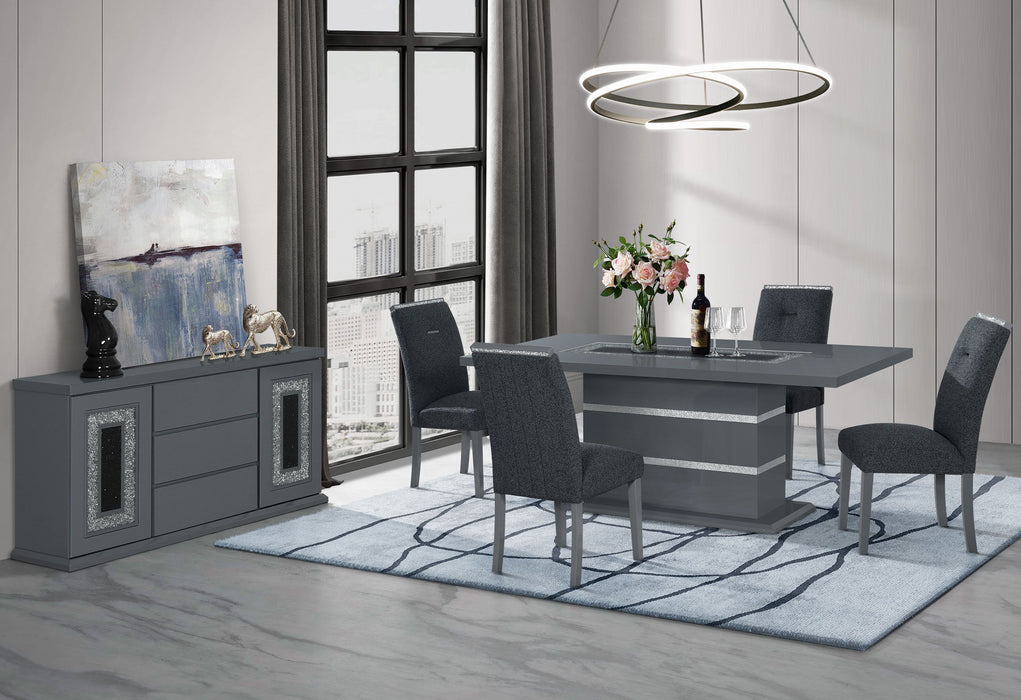 Monaco - Dining Chair - Dark Gray