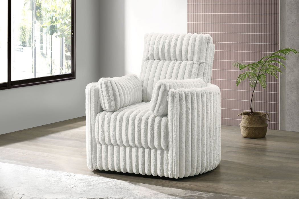 Embrace - Swivel Accent Chair - Cream