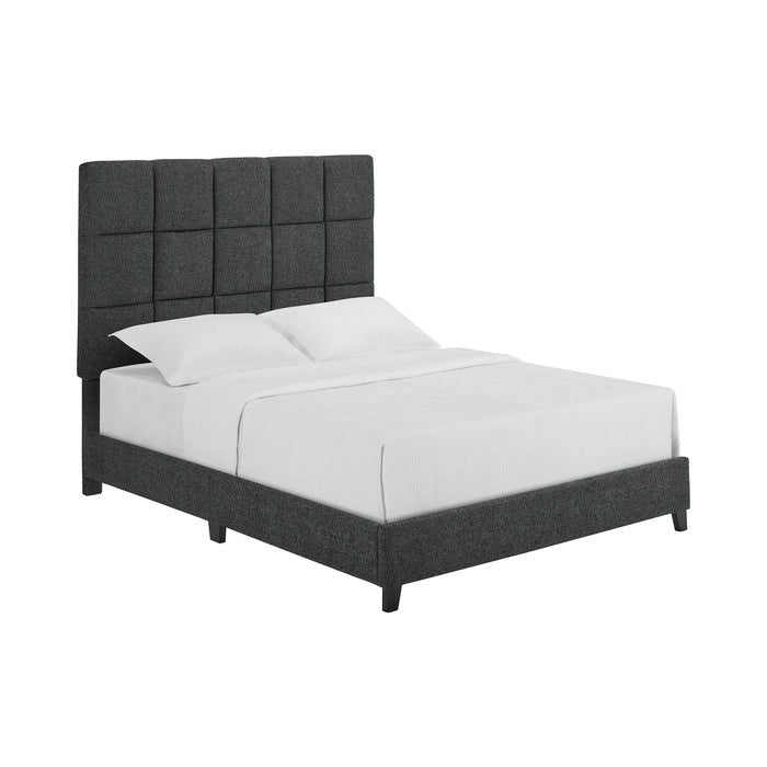 Bridger - Upholstered Squares Panel Bed