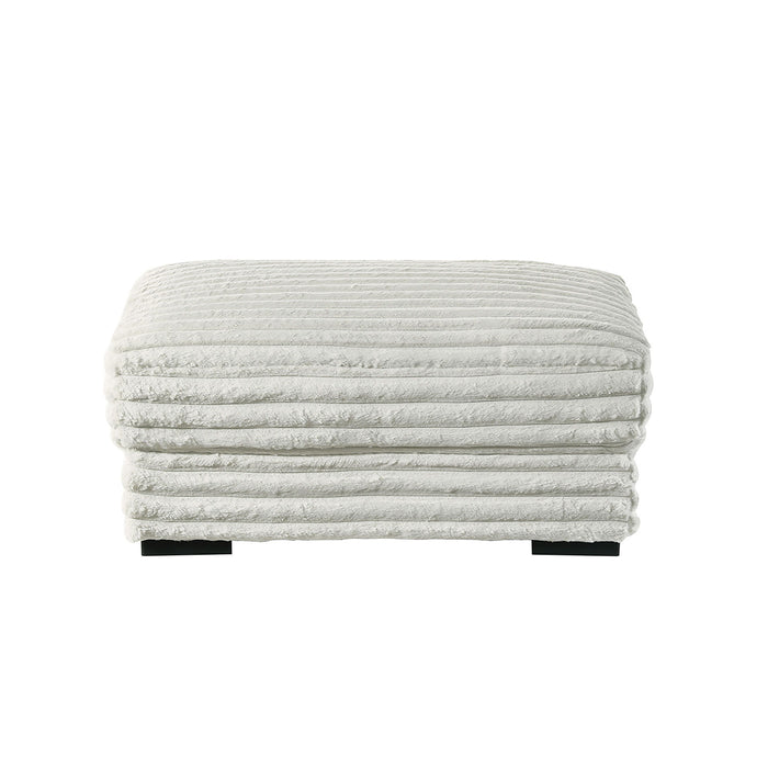 Embrace - 41" Ottoman - White