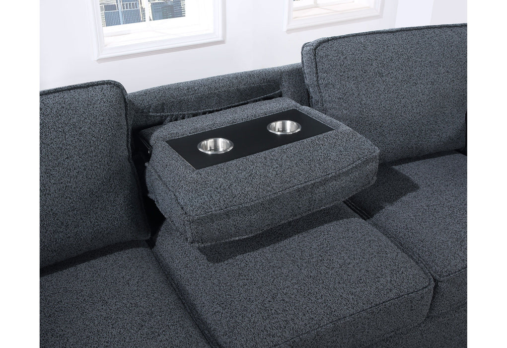 U0203 - Pullout Sofa Bed Sleeper Sofas - Charcoal