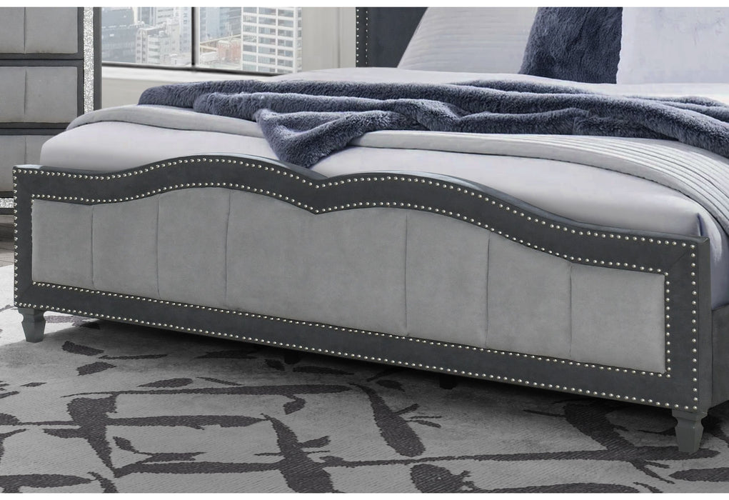 Vanna - King Bed Group - Dark Gray