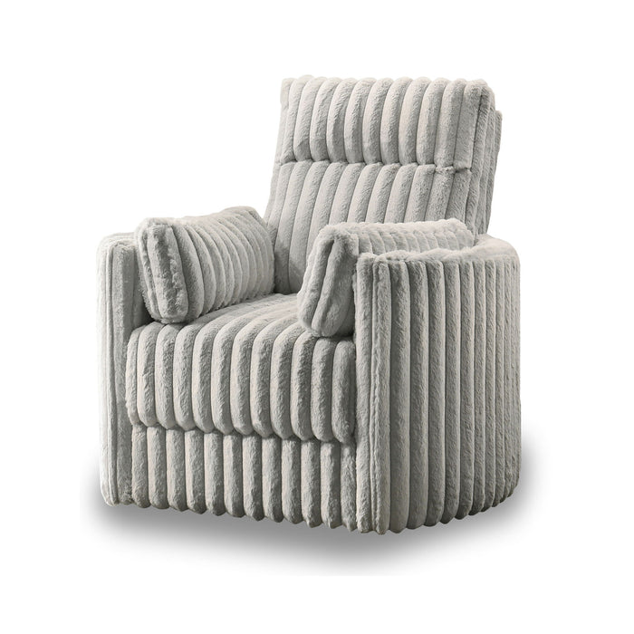 Embrace - Swivel Accent Chair - Light Gray