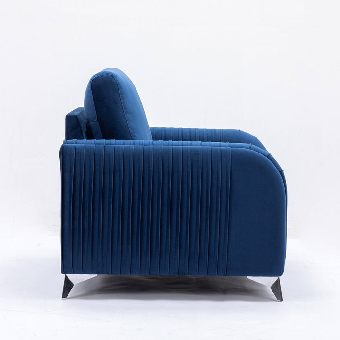 Wenona - Chair - Blue Velvet