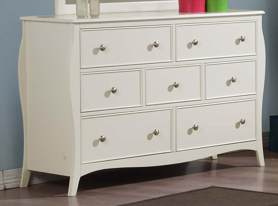 Dominique - 7-Drawer Dresser - White