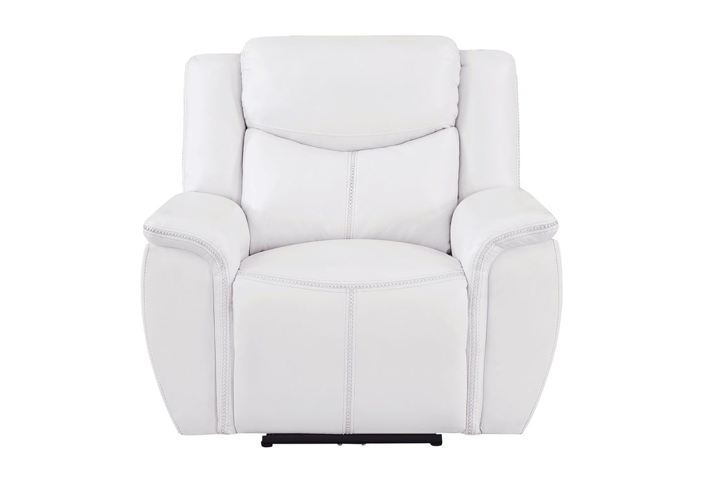 U5987 - Power Recliner Chair - Blanche White