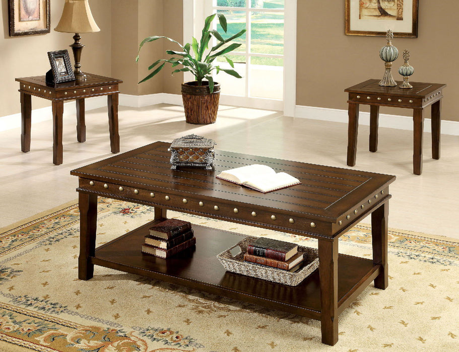 Fenwick - 3 Piece Coffee Table Set - Walnut