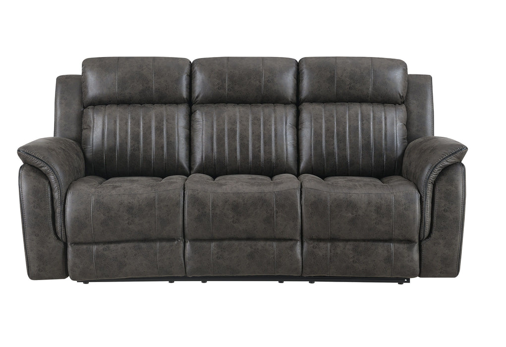 U8517 - Reclining Sofa / Console Reclining Loveseat, Reclining Collections - Charcoal