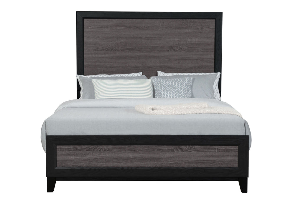 Lisbon - Queen Bed Group - Gray / Black