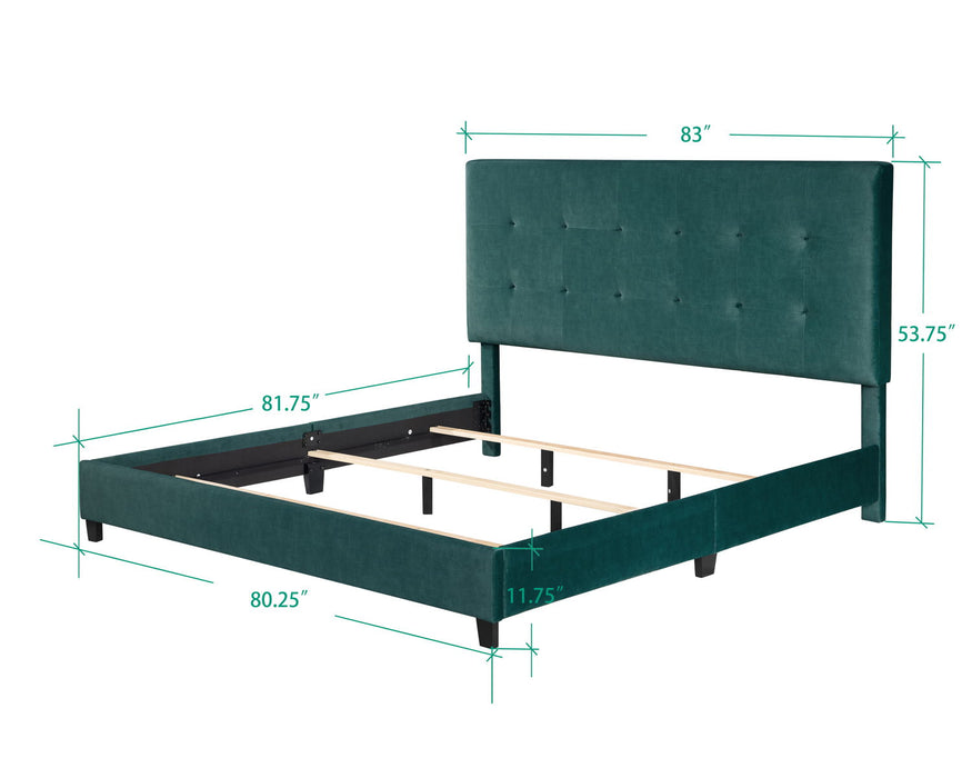 Bridger - Upholstered Tufted Panel Bed