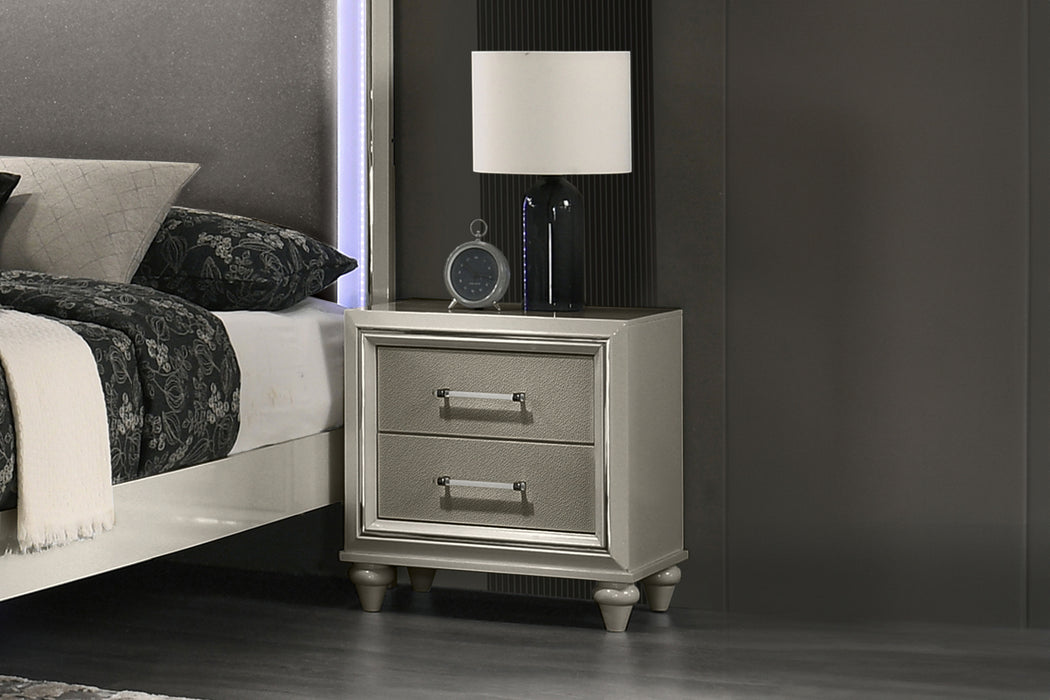 Lumina - Nightstand - Silver