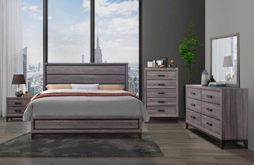 Kate - Full Bed Group - Gray