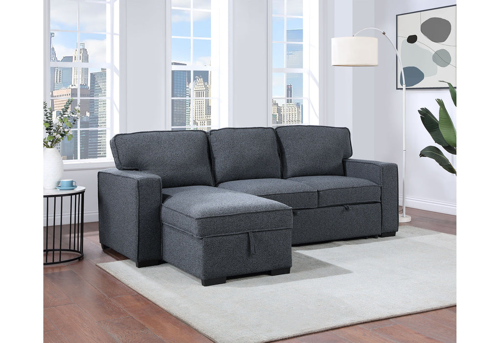 U0203 - Pullout Sofa Bed Sleeper Sofas - Charcoal