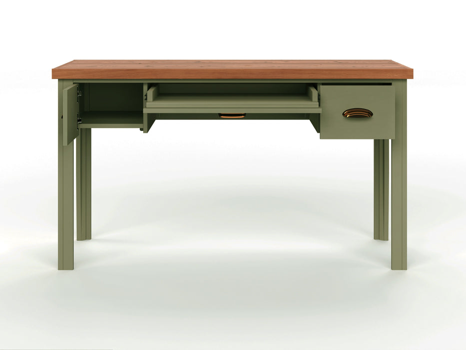 Vineyard - Writing Desk - Sage Green / Fruitwood