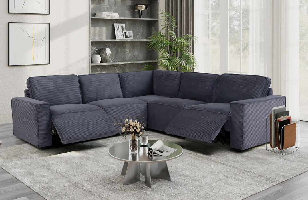 U8177 - Sectional - Charcoal