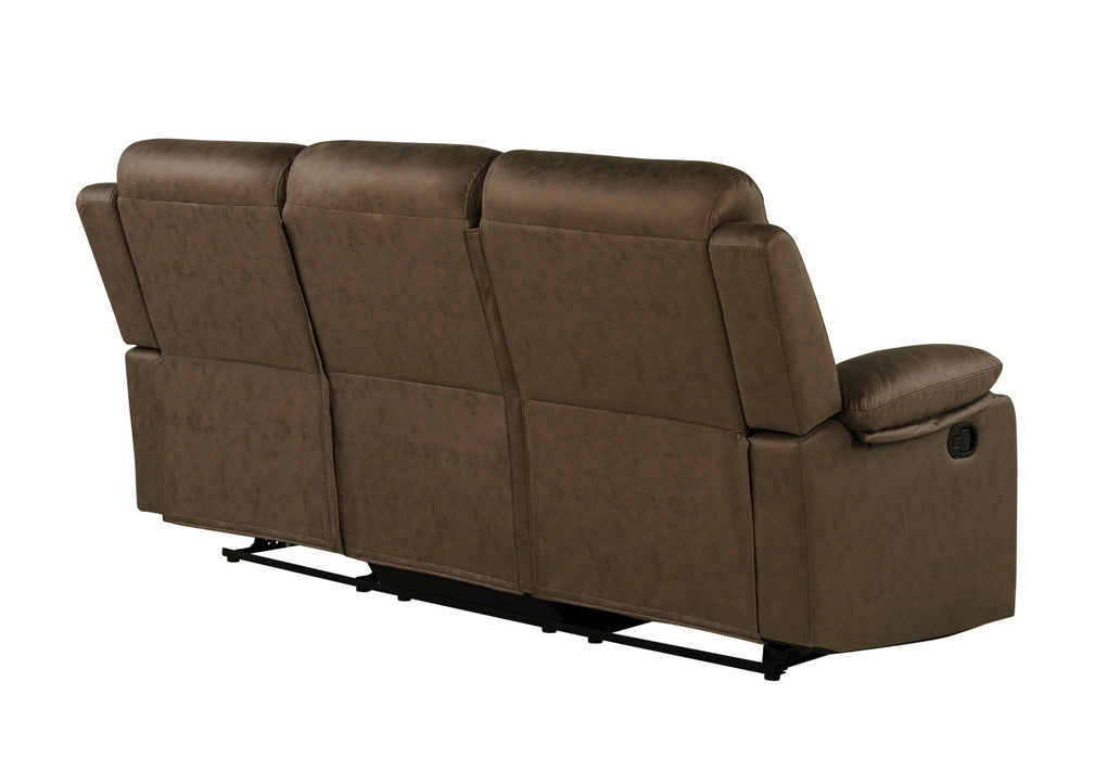 U6026 - 5 Reclining Sofa - Dark Brown