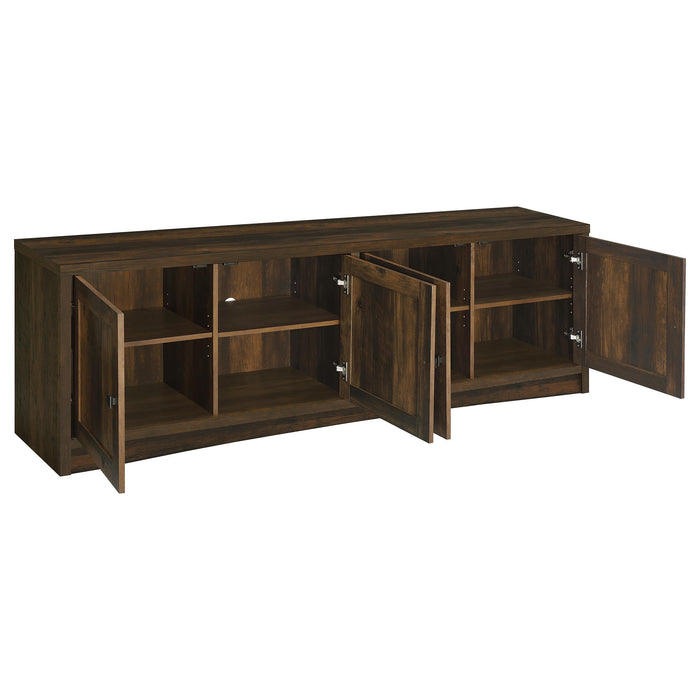 Laughlin - 78" TV Stand 4 Door Engineered Wood - Dark Pine