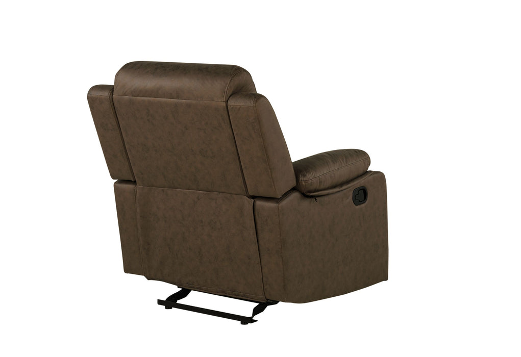 U6026 - 5 Glider Recliner - Dark Brown