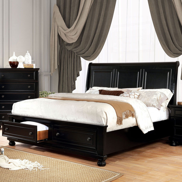 Castor - Eastern King Bed - Black