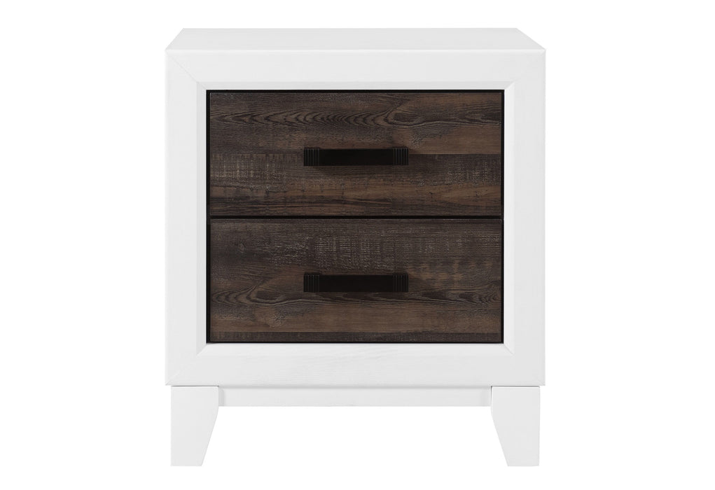 Lisbon - Nightstand - Oak / White