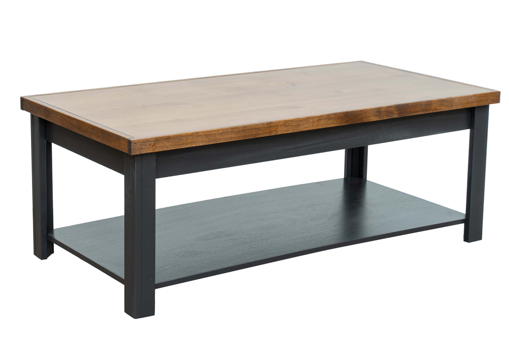 Essex - Coffee Table - Black / Whiskey