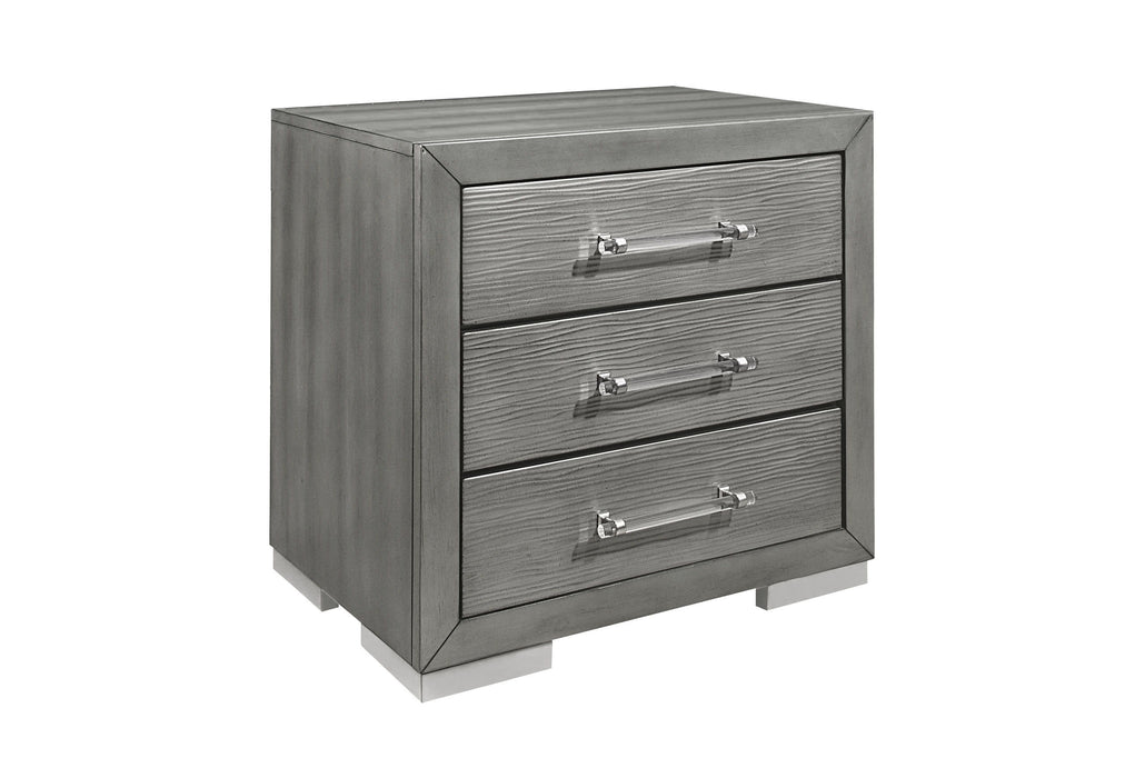 Tiffany - Nightstand - Silver