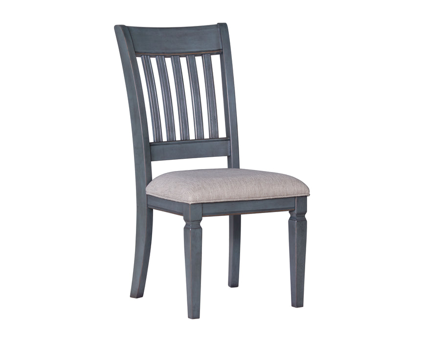 Americana - Side Chair (Set of 2) - Corduroy Blue