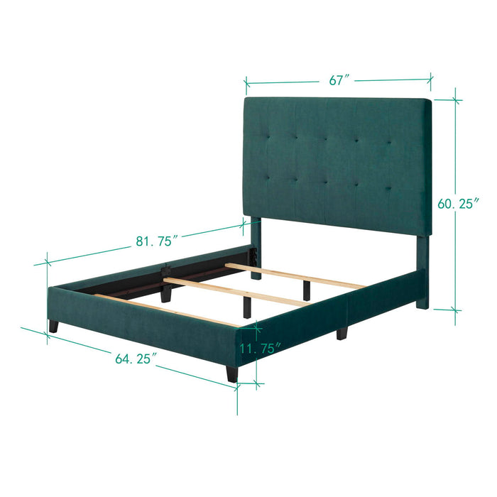 Bridger - Upholstered Tufted Panel Bed