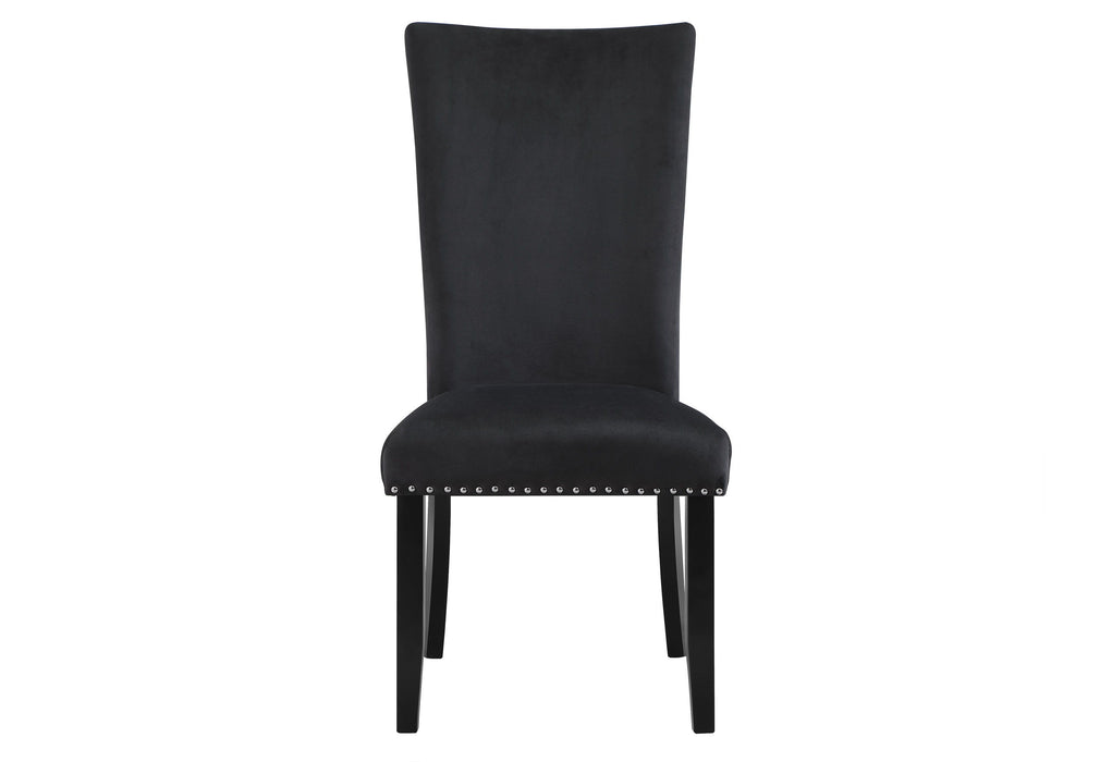 D03 - Dining Table And 6 D03 Dining Chairs - Black