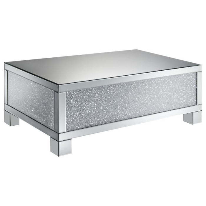 Gillian - Rectangular Coffee Table - Clear Mirror