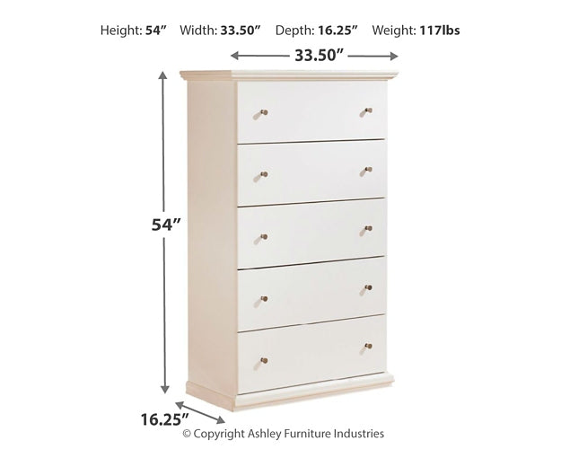 Bostwick Shoals King Panel Bed with Mirrored Dresser and Chest