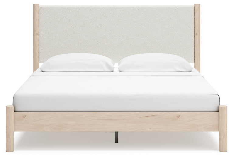 Cadmori  Upholstered Panel Bed