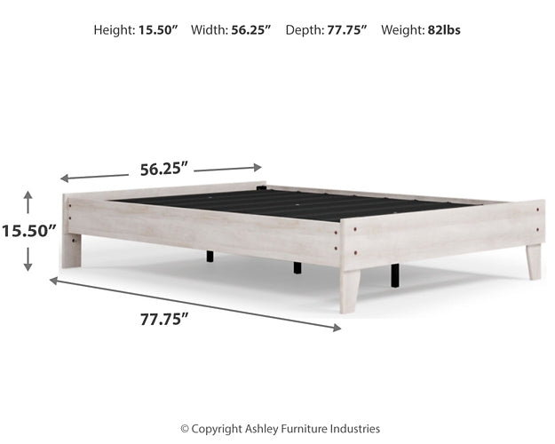 Ashley Express - Shawburn Full Platform Bed with Dresser