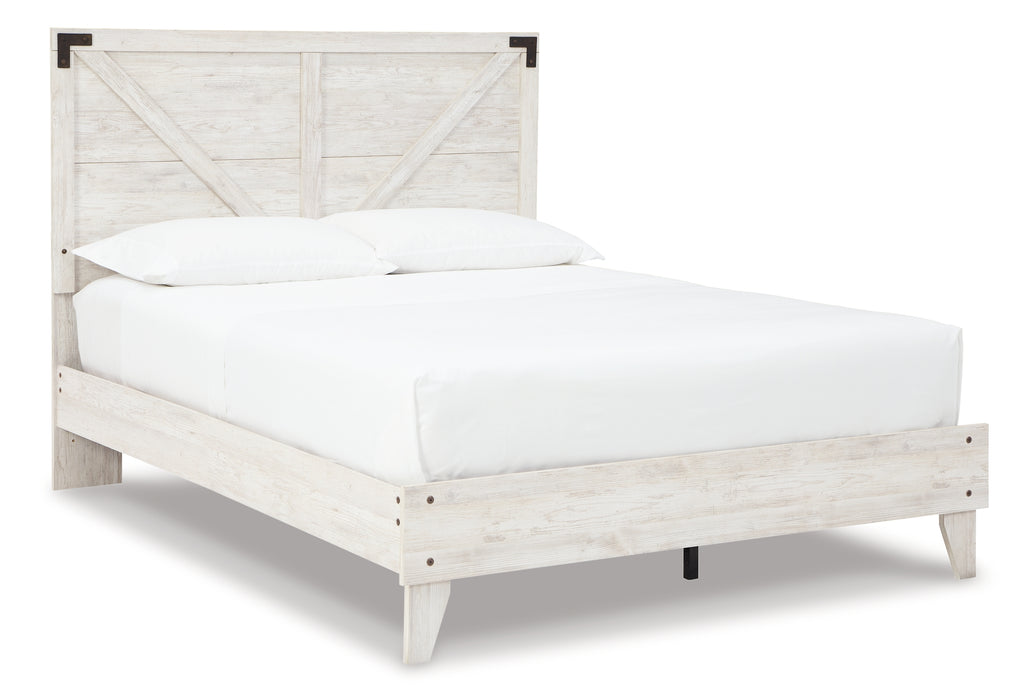 Ashley Express - Shawburn Queen Panel Platform Bed with 2 Nightstands