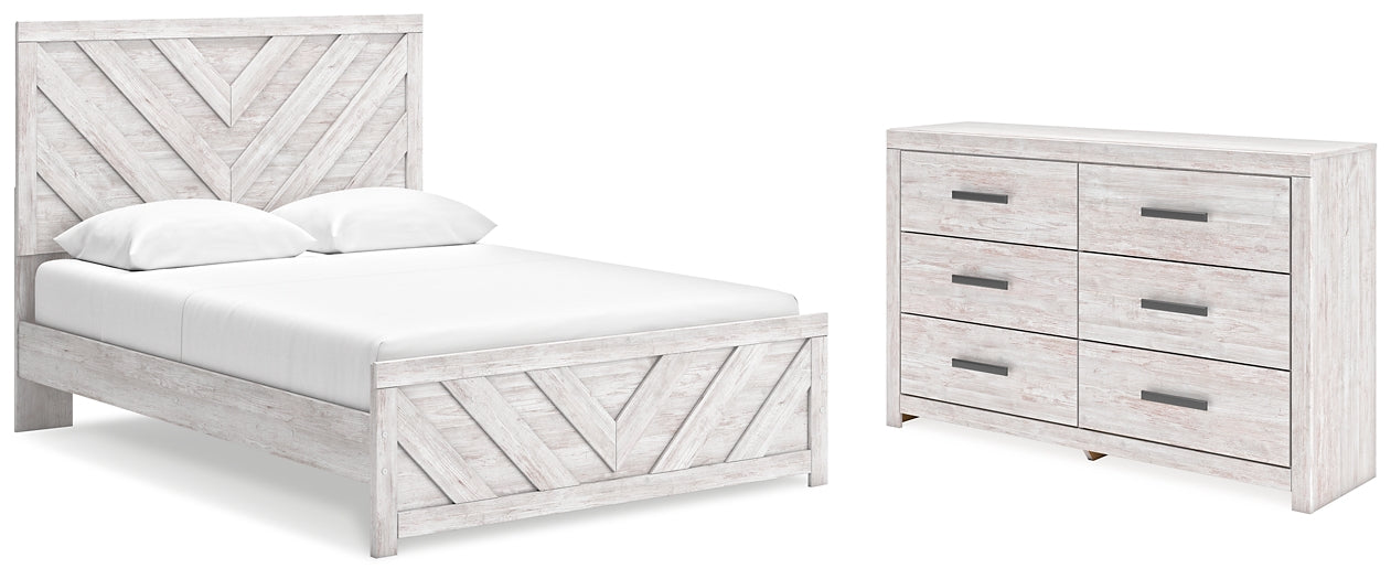 Cayboni Queen Panel Bed with Dresser