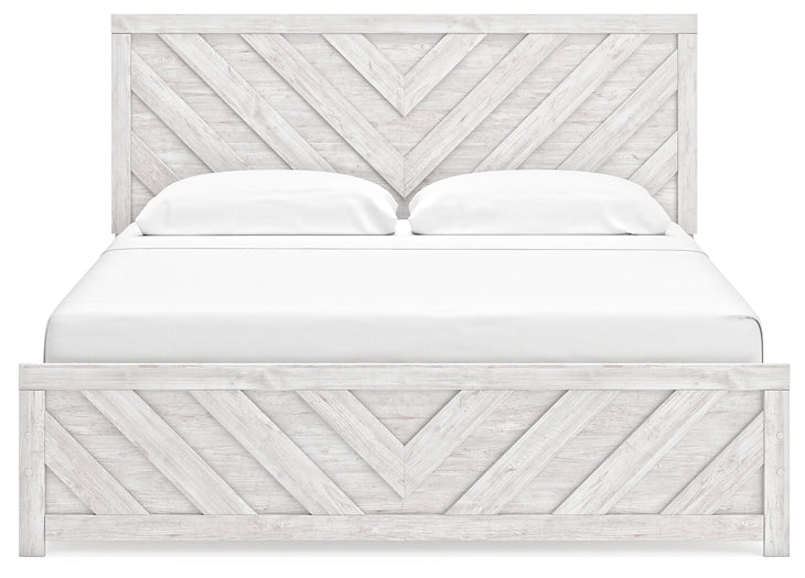 Cayboni King Panel Bed with Dresser