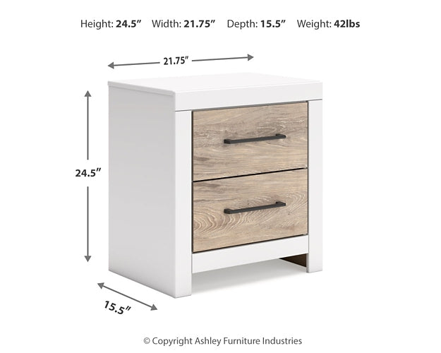 Ashley Express - Charbitt Queen Panel Bed with 2 Nightstands