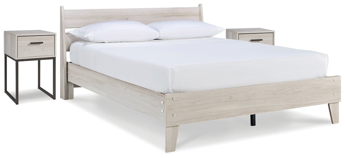 Ashley Express - Socalle Queen Platform Bed with 2 Nightstands