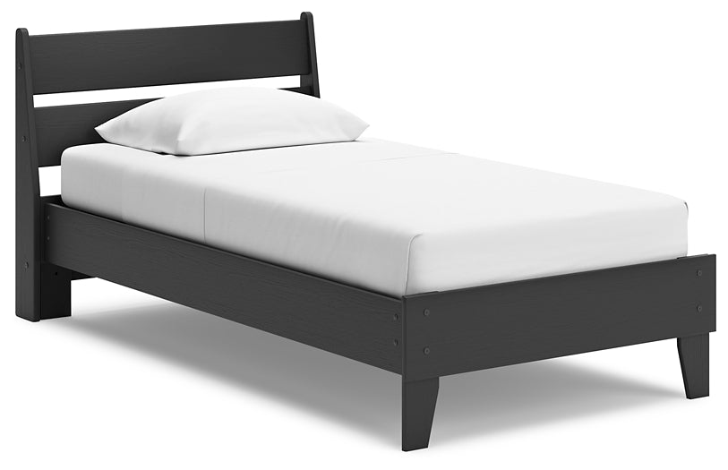 Ashley Express - Socalle Twin Panel Platform Bed with Dresser