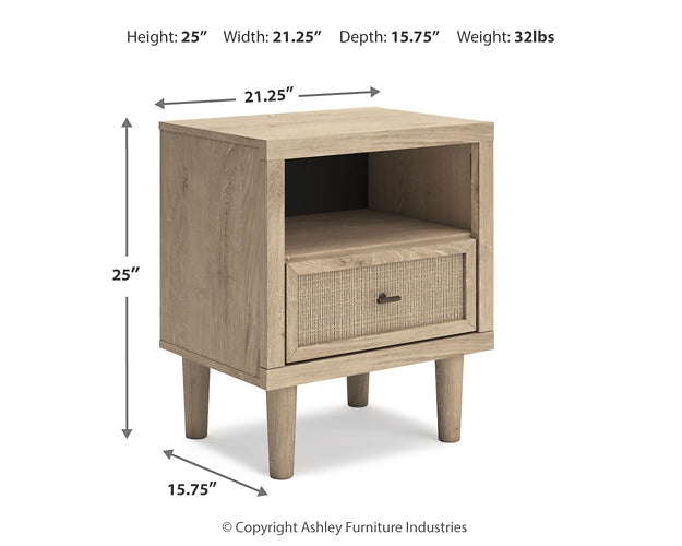 Cielden King Panel Headboard with Mirrored Dresser and 2 Nightstands