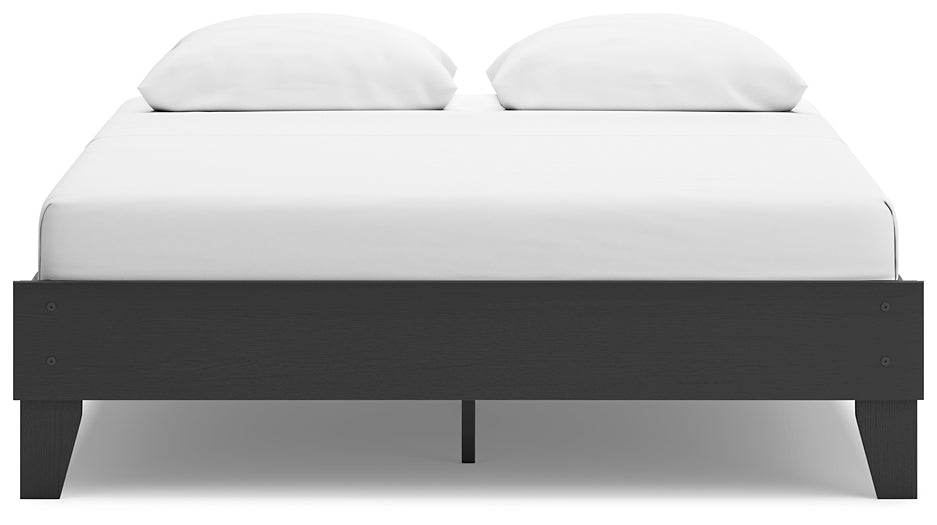 Ashley Express - Socalle Queen Platform Bed with Dresser, Chest and Nightstand