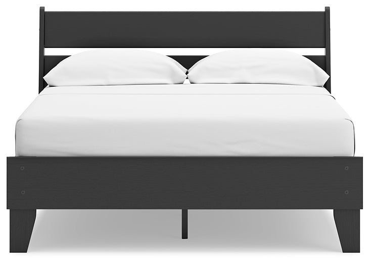 Ashley Express - Socalle Full Panel Platform Bed with Dresser, Chest and 2 Nightstands