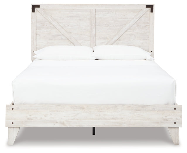 Ashley Express - Shawburn Queen Platform Bed with Dresser, Chest and Nightstand