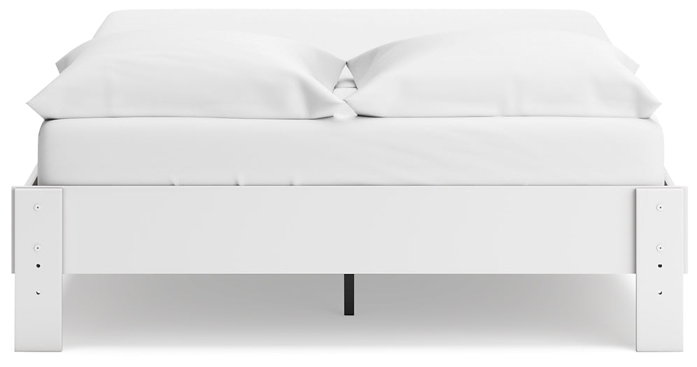 Ashley Express - Socalle Queen Platform Bed with 2 Nightstands