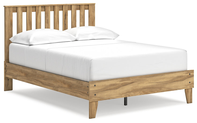 Ashley Express - Bermacy Full Platform Panel Bed with 2 Nightstands