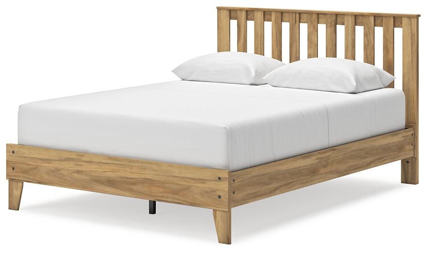 Ashley Express - Bermacy Queen Platform Panel Bed with Dresser