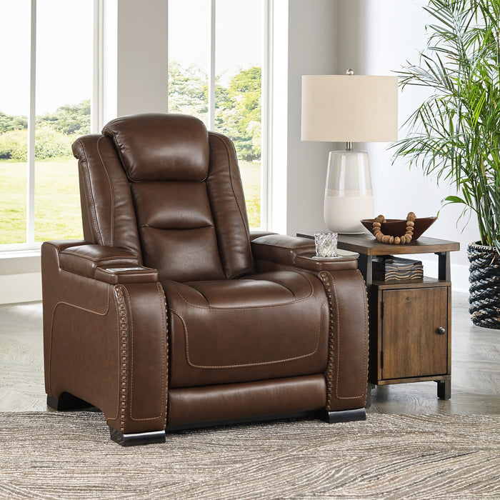 The Man-Den Sofa, Loveseat and Recliner