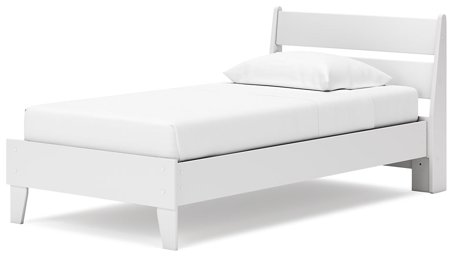 Ashley Express - Socalle Twin Panel Platform Bed with Dresser and Chest